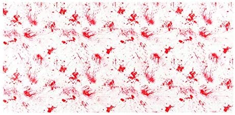 0,5 x 1 м/2 М Филм за Водоотблъскваща печат Хидрография Кръв-червени орнаменти - Размер: 1)