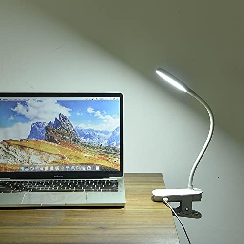 ZDAYOZ светодиодна акумулаторна малка настолна лампа за четене Настолна USB лампа за защита на очите Настолна лампа нощна
