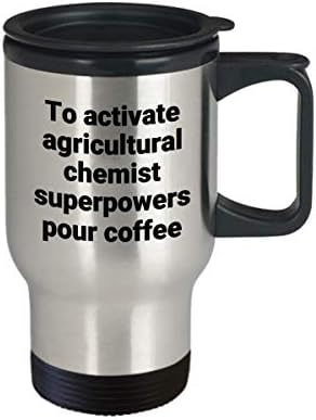 Чаша За Пътуване Селскостопански Химик - Забавно Саркастическая Термоизолированная Кафеена Чаша От Неръждаема Стомана За Подарък