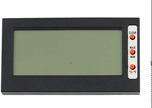 KLHHG Цифров LCD термометър, Влагомер Метър, Термометър за домашни любимци, с голям екран и Влагомер