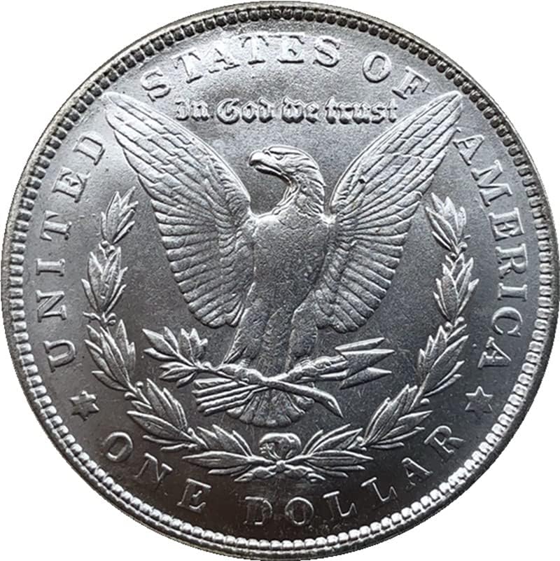1893 P Версия на Американската монети Морган Сребърен Долар Месинг със сребърно покритие Антикварни Чуждестранни Възпоменателни монети,