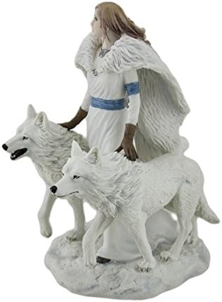 Unicorn Studios WU76701AA Зимни Пазители на Ан Стоукс Снежните Вълци и Статуята на Любовница