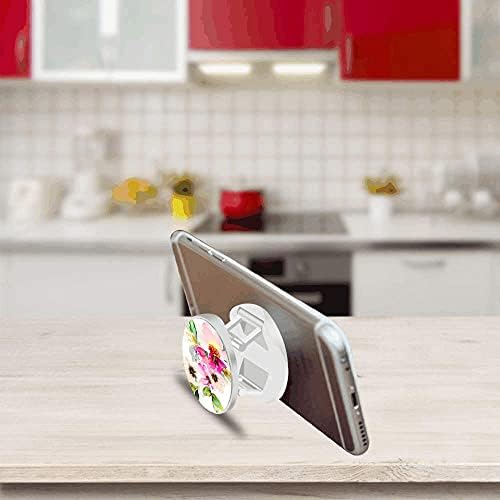 Многофункционален сгъваем държач-поставка за мобилен телефон Nxmouse 3 Бр., планина с цветен модел на рози, съвместимо със смартфони. ТИРССАО