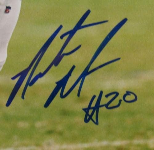 Natrone Означава Автограф с Автограф 8x10 Снимка на I - Снимки NFL с автограф