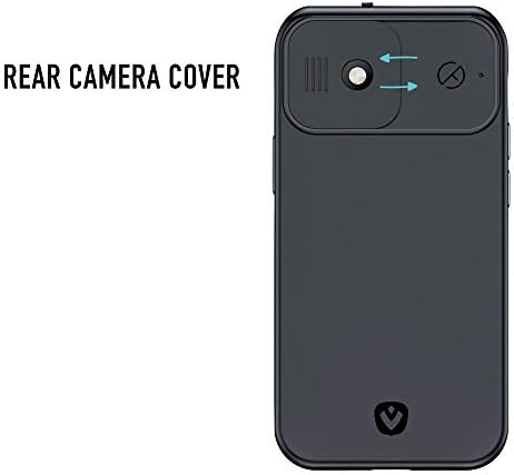 Калъф за iPhone 12 Spy-Фг с чехлами за камера отпред и отзад | Защитете своя iPhone и неприкосновеността на личния живот и Защита от падане