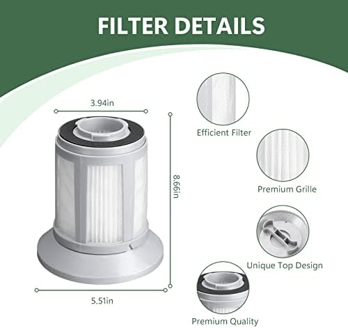 Подмяна на вакуум филтър 2156 за Bissell Zing Filter серия 2156 2156A 1665 1665W 16652 2156E, сравни с част от 1613056 (2 опаковки)