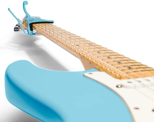 Быстросменный Капо за електрическа китара Fender X Kyser (зелен за сърф)
