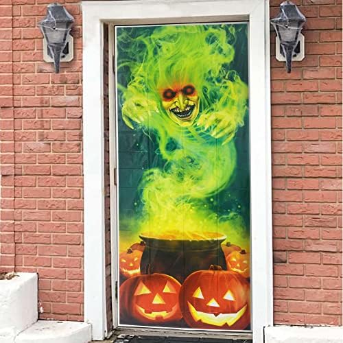 Делото врати LED Хелоуин Зъл Дух, мулти