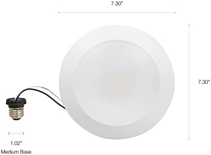 Комплект led дискови лампи SYLVANIA, 9 W = 65 W, цвят по избор 5 CCT (2700 K/3000 ДО / 3500 ДО / 4000 ДО / ОТ 5000 ДО), 650 lm, 90 CRI, CEC / списък на Energy Star (65306)