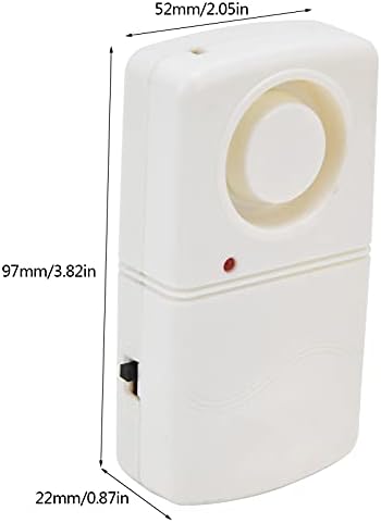 вибрационна аларма plplaaoo, Магнитна аларма, ABS, Аларма за врата дръжка със защита от силен звук 120 db, прозорец аларма Перфектно използване