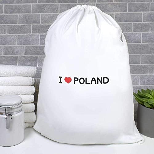 Чанта за дрехи /измиване/за Съхранение на Azeeda I Love Poland (LB00021733)