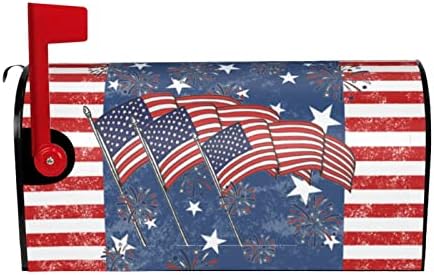 Седалките За Пощенски кутии на Ден на Независимостта Магнитни Стандартен Размер 18 X 21Патриотичен Американски Флаг, Калъфи За Пощенски Кутии, са Тайна За Пощенски К?