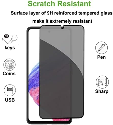 [3 опаковки] Защитно фолио за Samsung Galaxy а a53 5G / A52 / A52 5G / A51 / A51 5G / A51 5G UW 5G от закалено стъкло 6,5 инча, защита