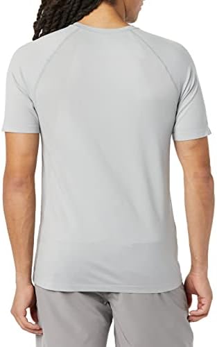 Мъжки Активна Безпроблемна Приталенная тениска Essentials с къс ръкав