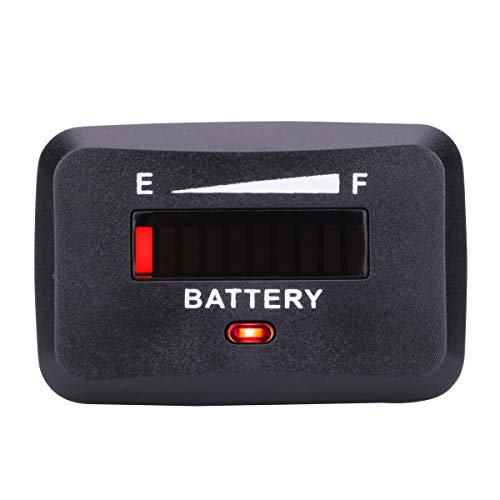 AIMILAR Тестер Индикатор за живота на батерията количка за Голф Индикатор за Зареждане на Разряда на Батерията Измерител за