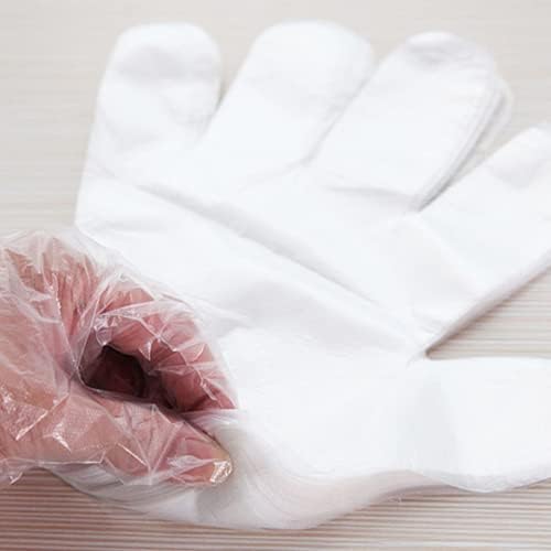 За еднократна употреба за Хранителни Ръкавици GOODTAKE - Пластмасови Полиетиленови Ръкавици 500 Бр., Безопасни за хранителни