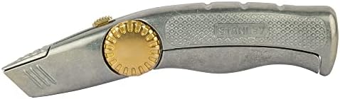 Stanley 0-10-819 Защелкивающийся нож Pro с прибиращ острие, Сребрист