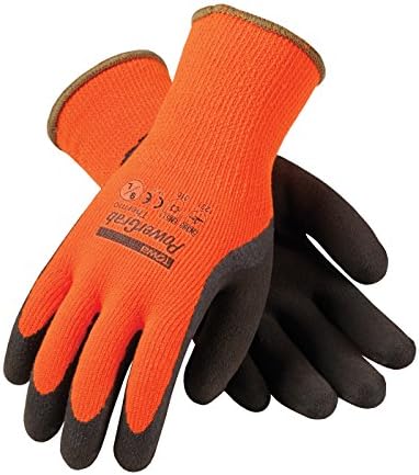 Защитни промишлени ръкавици PIP 41-1400 PIP 41-1400-M Hi-Vis Оранжев цвят, Хавлиени Ръкавици Hi-Vis Оранжев цвят