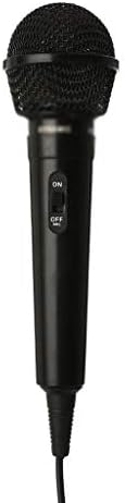 GFDFD Универсален 3,5 mm жични микрофони Преносими Обществен Предавател За запис на караоке KTV Ръчно Мегафон Черен, Сребърен