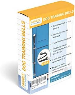 Кученце камбанка PAWBEE за приучения към гърне - Комплект от 2 Регулируеми кучешки врати разговори за приучения кученца - 7 е Много