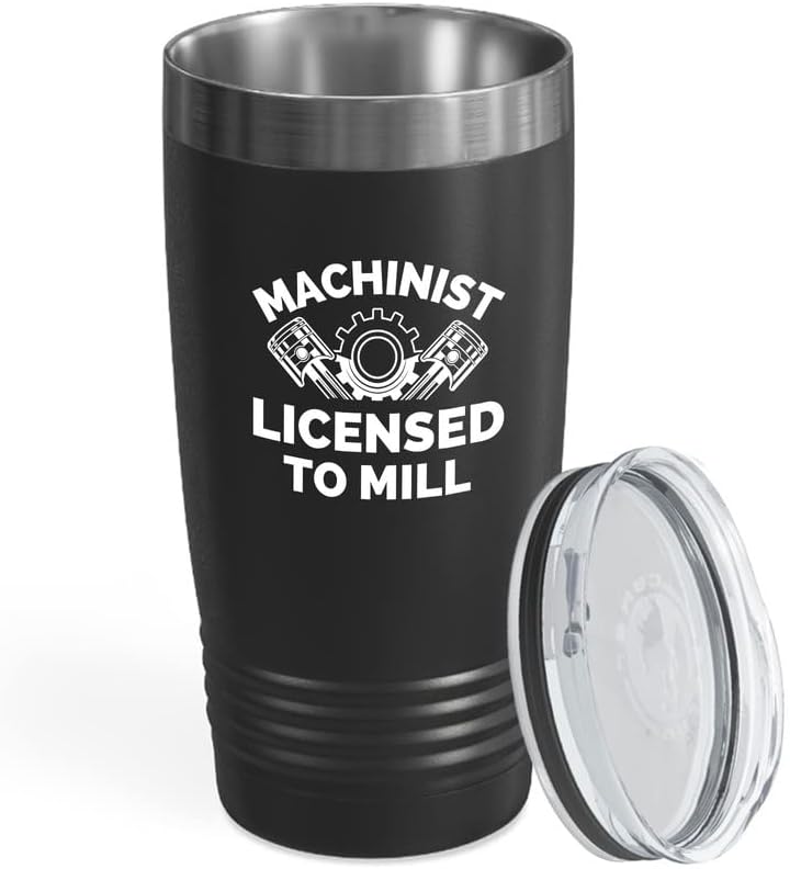 Чаша Flairy Land Machinist Black Edition 20 грама - От машиниста до артериална - Оператор на металообработващи машини механик-техник, експерт-калфа