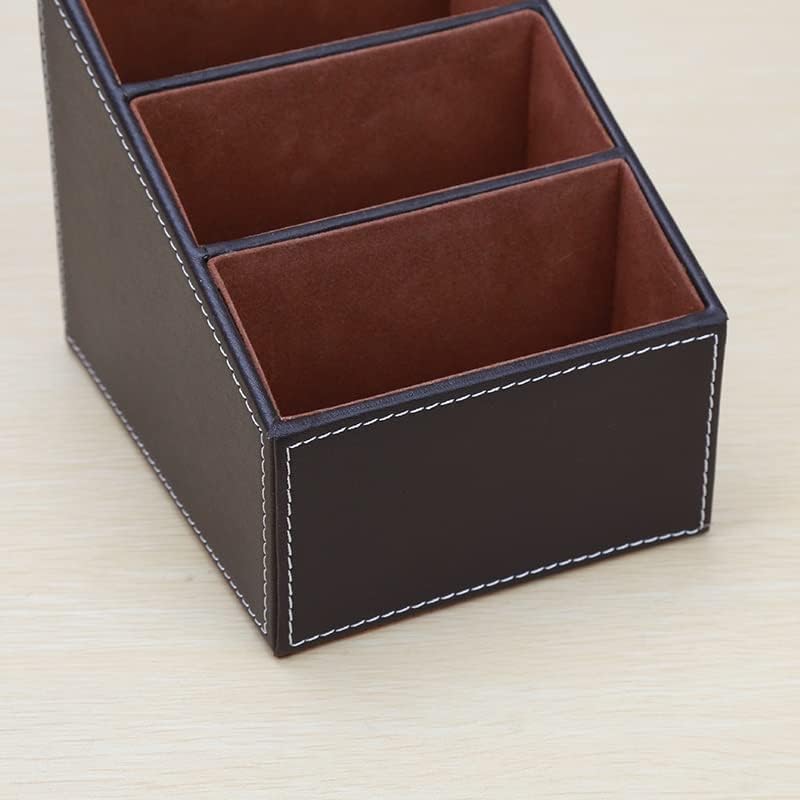 IRDFWH Многофункционални Кутии за съхранение на Кожи от малки Неща Настолен Органайзер Кутия за дистанционно Управление, стойка