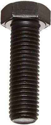 M14-Винт с шестоъгълни глави 2,00 x 20 мм, Стомана клас 8,8, DIN 933/961, Гладка повърхност, Черен на цвят, Пълен с резба