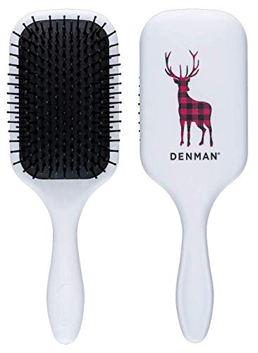 Denman D84 Малка четка за коса с диска възглавница за сушене със сешоар и разнищване - Лесно полагане, изправяне и работят