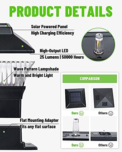 Низковольтный Озеленяване лампа MOON-DE-AGE - 6 бр., Слънчева светлина, за ограда - 2 бр., BKLVGL00206BL-2BLN