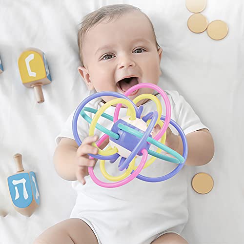Дрънкалка за новородени Eners и топчета-прорезыватель са идеални за никнене на млечни зъби, развитие на сенсорики и малък мотор