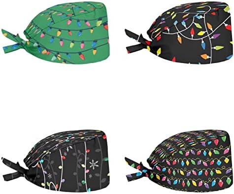 Набор от работни шапки Belidome, Чистящая Шапчица с Регулируема Завязывающейся спортна лента, 4 опаковки