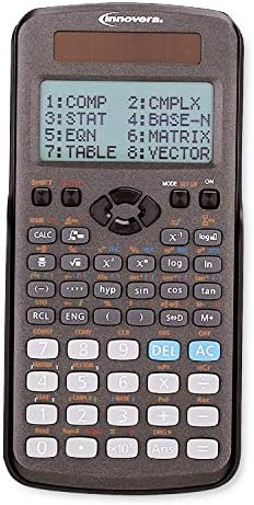 Подобрен научен калкулатор Innovera 15970, 417 Функции, 15-Цифрен LCD дисплей, Четири реда на показване