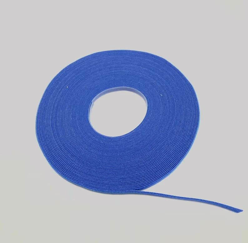 Ултратънък кука и контур, ширина 3/8 инча дължина от 10 ярда за кукольной дрехи / изберете своя цвят (синьо)