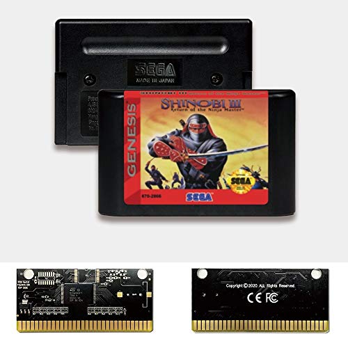 Aditi Dj III Return of the Ninja Master - карта с флаш памет MD американския лейбъл за игралната конзола Sega Genesis Megadrive (без региона)