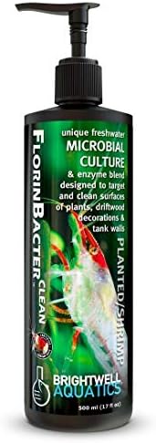 Brightwell Aquatics FlorinBacter Clean (Безопасен за скариди), Уникална смес от сладководни микробни култури и ензими, предназначена