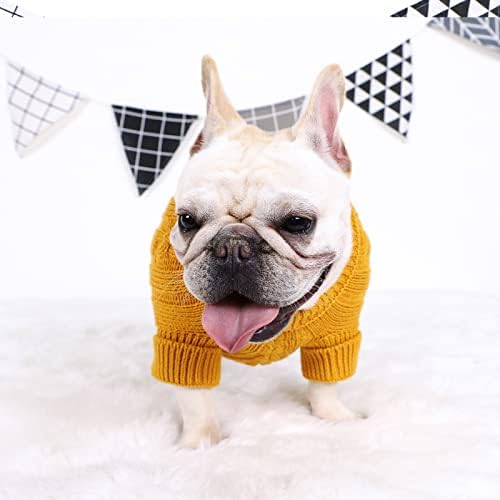 Neiwech Пуловери За малки Кучета, Обикновена Стереоскопични Меки Възли Блузи за Кученца, Пуловер, за Кучета, за Зимно Топло