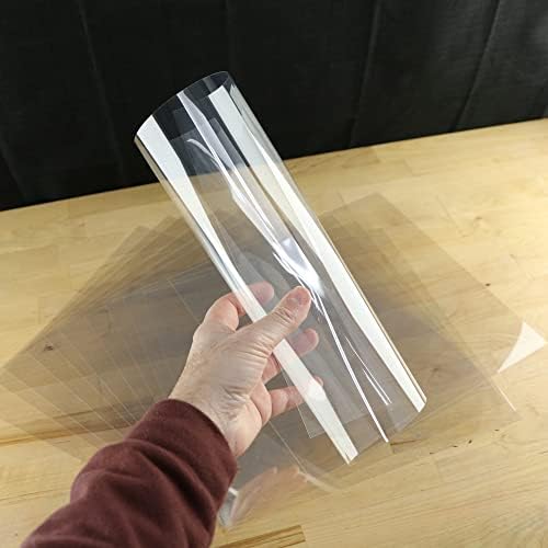 5 мм листове миларова за направата на шаблони (прозрачен 5 мм листове с размер 12 x 12 15 броя в опаковка)