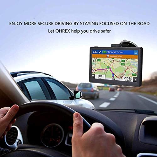OHREX GPS-Навигация за лек автомобил АВТОБУС, 7-инчов Сензорен екран, най-Новите карти 2023 година на издаване (с безплатни доживотни