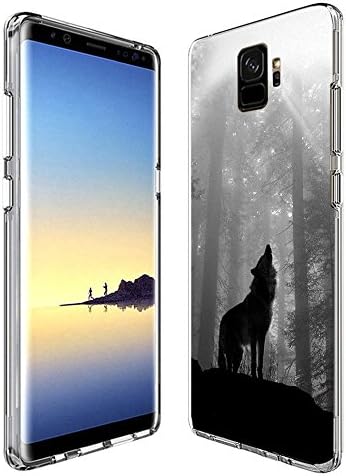 Калъф Wolf Samsung Galaxy S9 Прозрачен, От Milostar Design TPU Прозрачен Защитен устойчив на удари калъф, Калъф за Samsung Galaxy