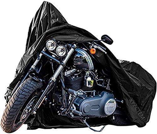 На мотоциклет за носене на новото поколение! XYZCTEM All Weather Black L Large-Сверхпрочная Водоустойчива защита за улица, подходящ до 91 инча за Harley Davidson, Honda, Suzuki, Yamaha и други