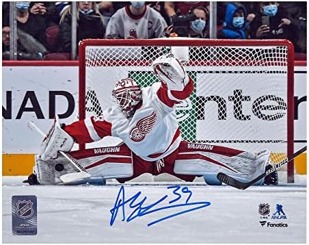 АЛЕКС НЕДЕЛИКОВИЧ Подписа снимка на Детройт Ред Уингс 8 x 10 - 70299 - Снимки на НХЛ с автограф