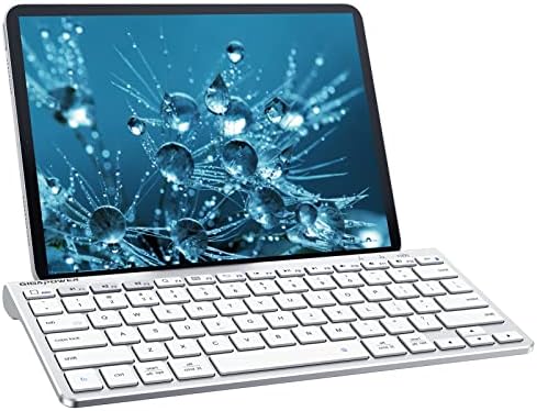 Богат на функции за Безжична Bluetooth клавиатура Fintie Gigapower със Сгъваема стойка за iPad, Samsung Surface Tablet Смартфон на КОМПЮТРИ