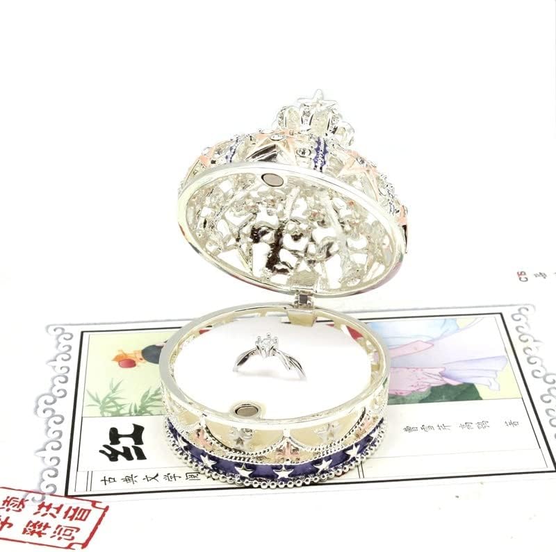 Ковчег за бижута YiYLunneo, цвят на емайла, кутия за съхранение на бижута, сватбен подарък