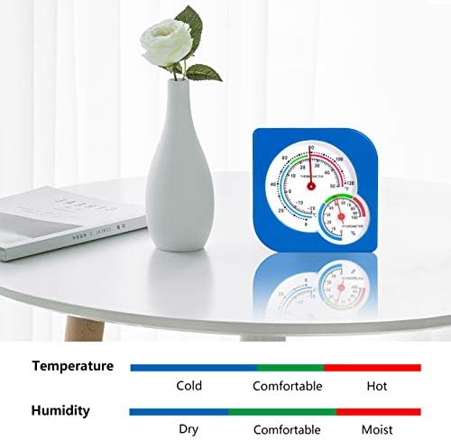 BOEESPAT 2-Pack Мини-Термометър за стая, Влагомер, Сензор за контрол на температурата и Влажността, за къща, Стая, Кухня, Тераса,