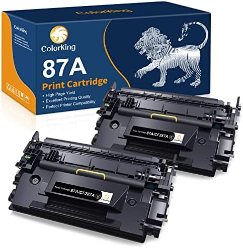 Подмяна на съвместим тонер касета ColorKing за тонер касета HP 87A CF287A 87X CF287X за принтер на HP Enterprise M527c Pro M501dn