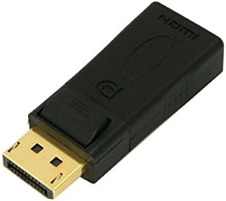 Адаптер конвертор DisplayPort (не USB) към HDMI, жак DP-HDMI, с фирмени аудиокабелями MasterCables