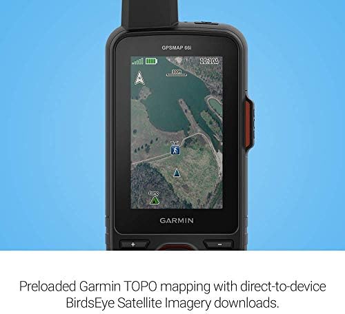 Garmin GPSMAP 66i, преносим GPS навигатор и сателитен комуникатор, оборудван с топографическим картографированием и технология inReach (обновена)