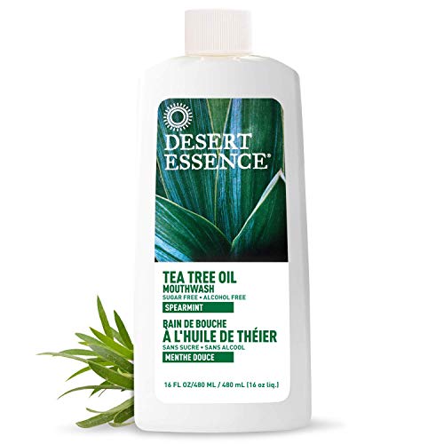 Течност за Изплакване на устата с масло от чаено дърво Desert Essence 16 Течни Унции