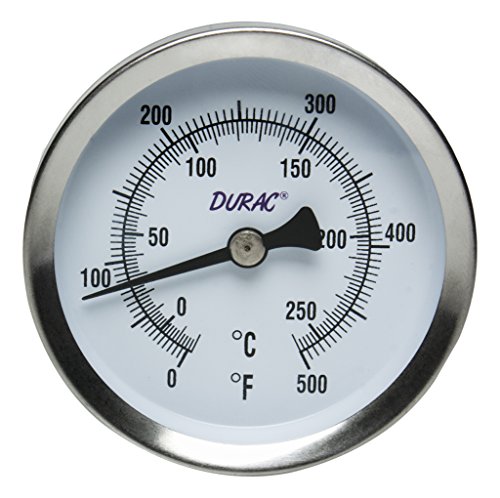 SP Bel-Art, Биметаллический термометър за измерване на температурата на повърхността на H-B DURAC; -18/120C (0/250F), dial 50 mm (2