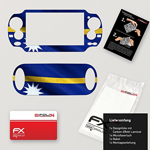 Дизайнерски кожа Sony PlayStation Vita флаг Науру - Стикер-стикер за PlayStation Vita